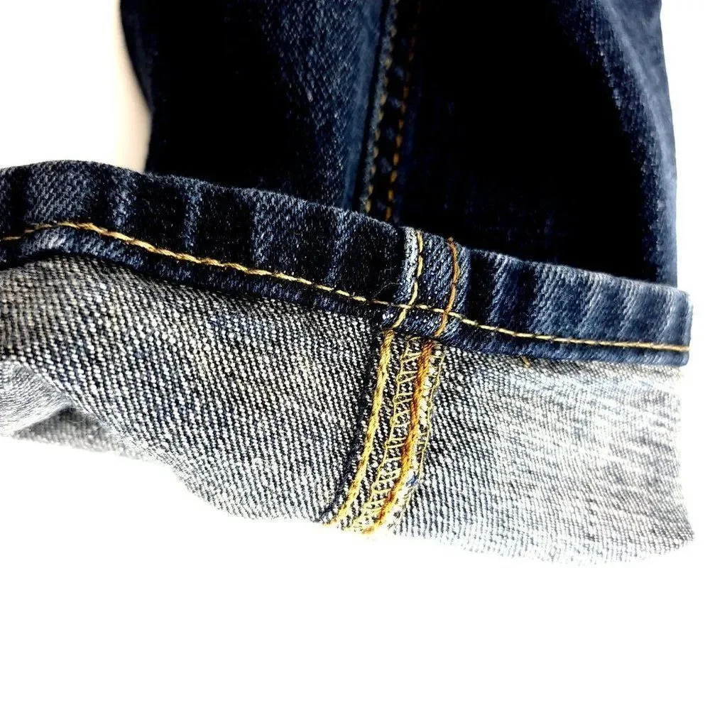 Levi's Signature Athletic Denim‎ Cotton Denim Low Rise Whiskers Blue Jeans 30/29
